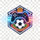 6686体育页脚Logo - 小型橙色与深蓝色品牌标识